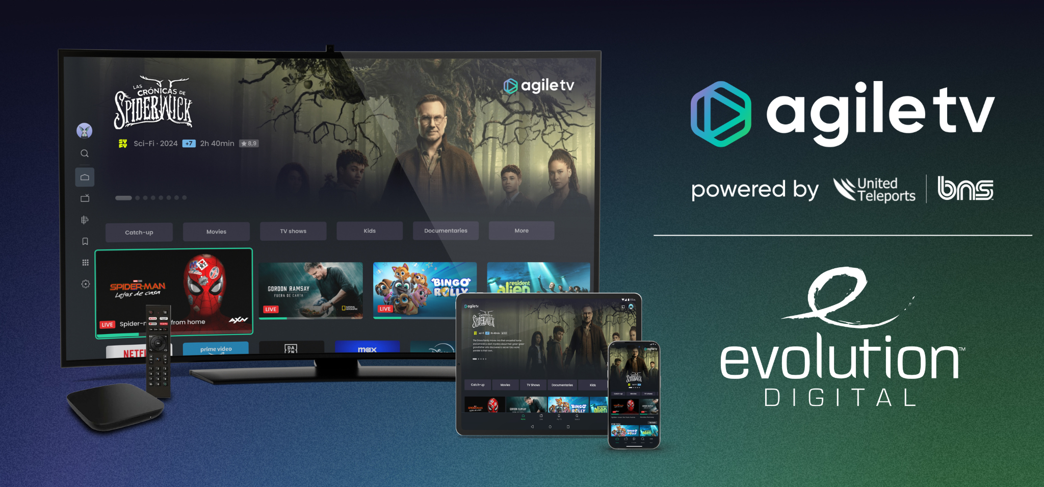 AgileTV elige Evolution Digital para sus decodificadores